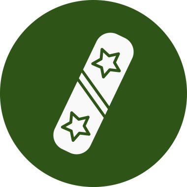 Bir yıldız simgesinin vektör illüstrasyonu