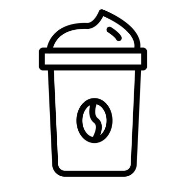 Kahve fincanı simgesi, taslak biçimi