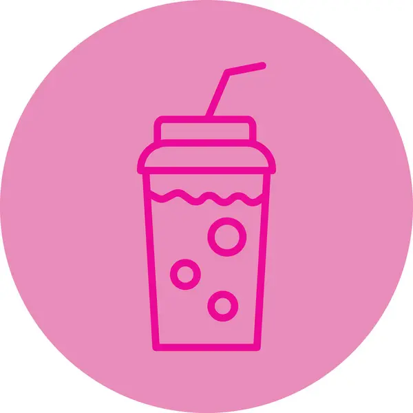 Kola web simgesi, vektör illüstrasyonu