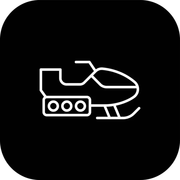 Kar mobil araç simgesi, vektör illüstrasyonu