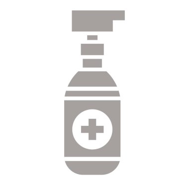 İlaç şişesi ikonu. Beyaz arkaplanda izole edilmiş web tasarımı için Medicine şişe vektör simgesi