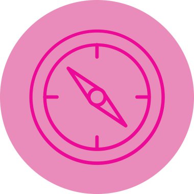 pusula simgesi, vektör illüstrasyonu