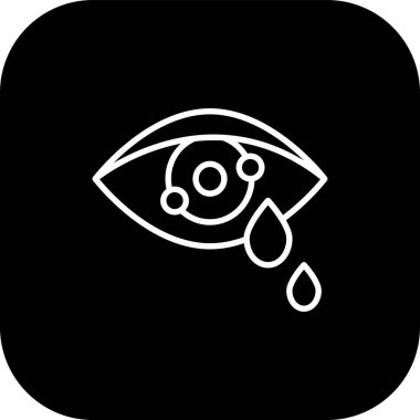 Modern b 'nin vektör illüstrasyonu göz simgesinden yoksun