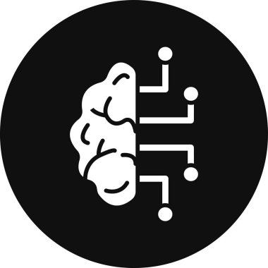 Vektör Beyin simgesi illüstrasyonu