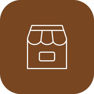 vektör mağaza simgesi çizimi