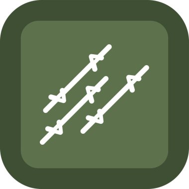 Tek simgenin vektör illüstrasyonu