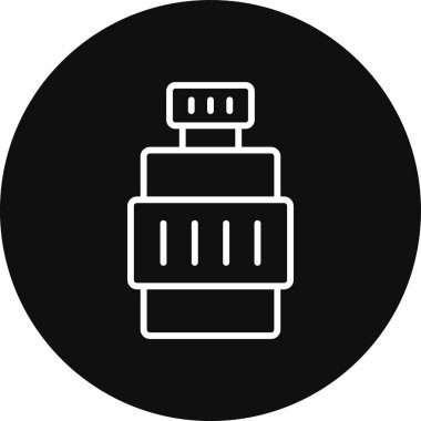 Projeniz için vektör şişe simgesi, proje