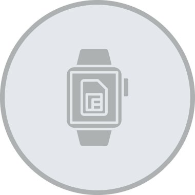 akıllı saat vektör simgesi