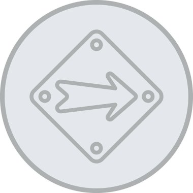 Arrow vektör simgesi illüstrasyonu