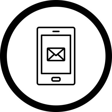 Vektör Mobil simge illüstrasyonu