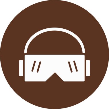 Vr. Web simgesi basit tasarım