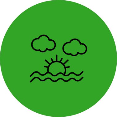 Hava simgesinin vektör illüstrasyonu