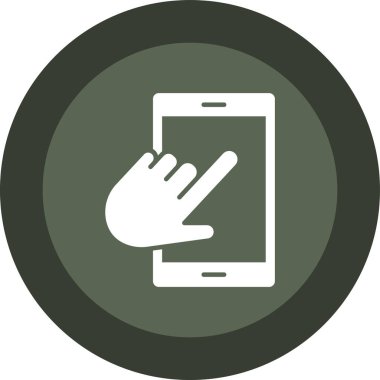 telefon ekran simgesi. vektör çizim