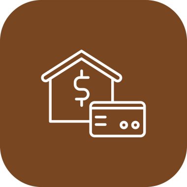 ev simgesi vektör illüstrasyonu