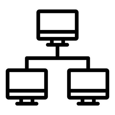 ağ paylaşım simgesi çizimi