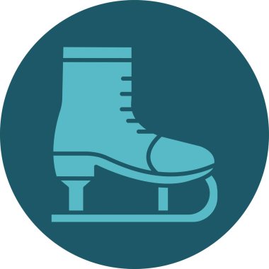 Benzersiz paten vektörü simgesi