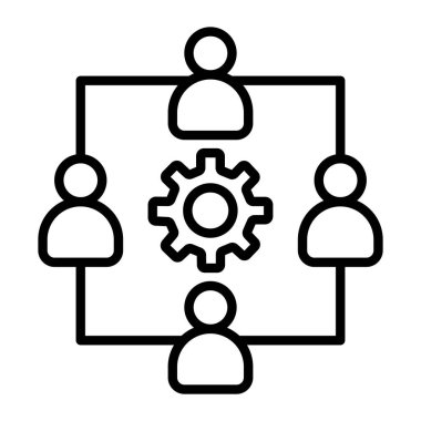 ağ paylaşım simgesi çizimi