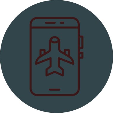 Vektör Mobil simge illüstrasyonu