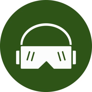 Kulaklık. Web simgesi basit tasarım