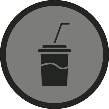 Kahve simgesinin vektör illüstrasyonu