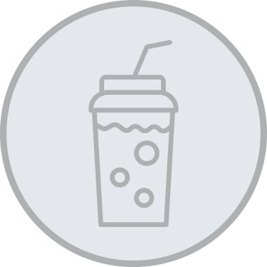 Kahve simgesinin vektör illüstrasyonu