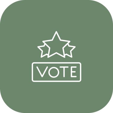 oy web simgesi vektör illüstrasyonu