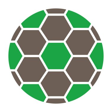 Futbol topu ikonu. özet çizimi