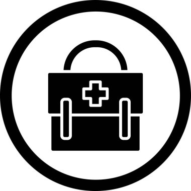 çanta çanta ikonu vektör illüstrasyonu