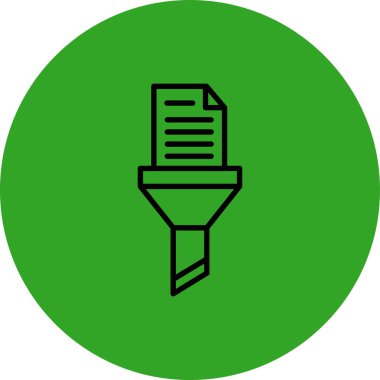 Eşsiz ve yapısal vektör simgesi