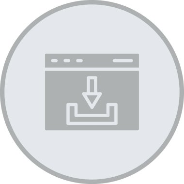 gönderme simgesi, basit vektör illüstrasyonu