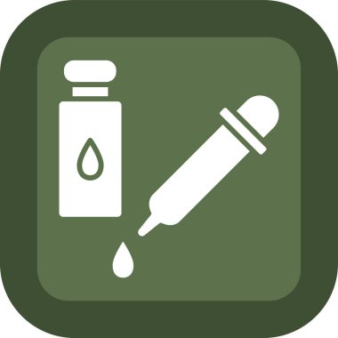 Damlalık yuvarlak vektör simgesi