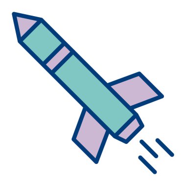 Füze roket simgesi, özet biçimi