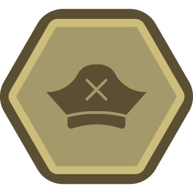 Altın bir rozet çizimi