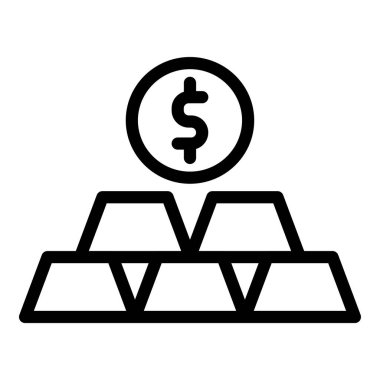 Dolar sembolünün vektör simgesi