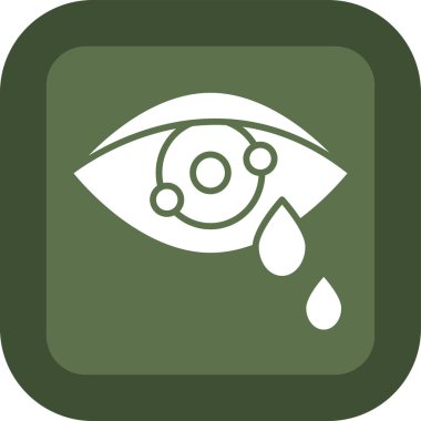 Projeniz için göz bakım vektörü simgesi