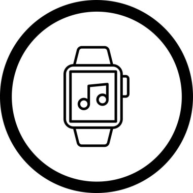 Akıllı Saat Vektör İllüstrasyonu