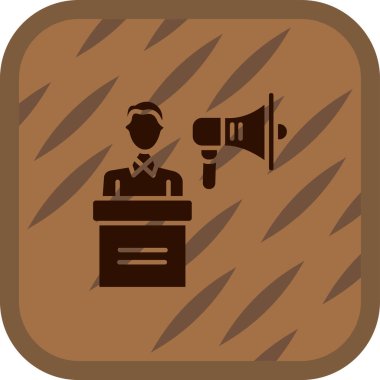 Ofisteki bir adamın vektör çizimi