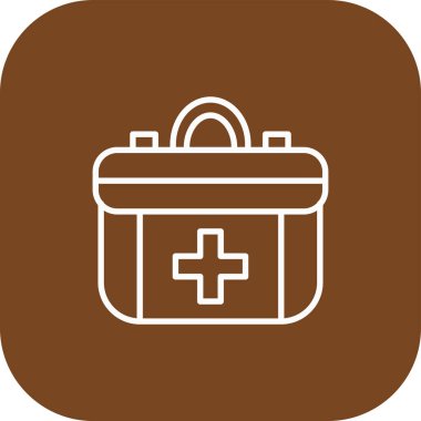 İlk yardım kiti vektör illüstrasyonu