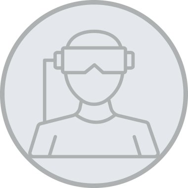 Beyaz arka planda kulaklık vektör çizimi. Birinci kalite semboller. Grafik tasarımı ve web tasarımı için vuruş simgesi.