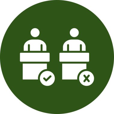 İnsan simgesinin vektör illüstrasyonu