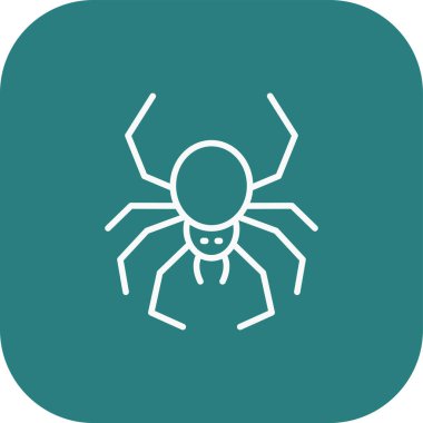 Benzersiz örümcek vektör simgesi