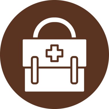 Haçlı bir çantanın vektör illüstrasyonu