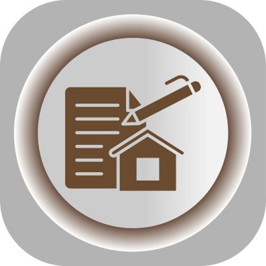 ev ve kira simgesi vektör illüstrasyonu