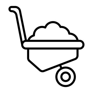 bebek taşıma simgesi vektör çizimi