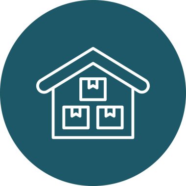 Modern simgenin vektör illüstrasyonu