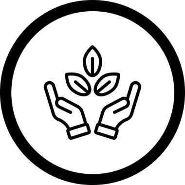 vektör ekoloji ikonu illüstrasyonu