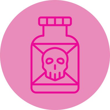 Bir kafatasının vektör çizimi