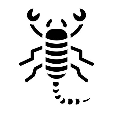 Böcek simgesi. taslak çizim vektör işareti sembolü