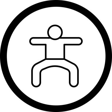 İnsan simgesinin vektör illüstrasyonu