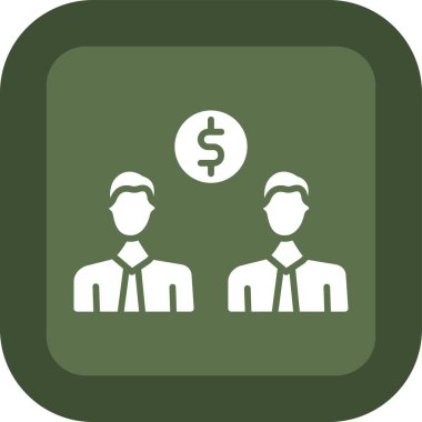 para düz yuvarlak vektör simgesi